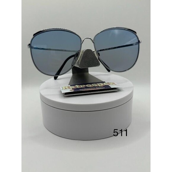 NEW Vintage Oversize Sunglasses | Non RX Blue Fade Lens Oscar de la Renta 1980s main image 7